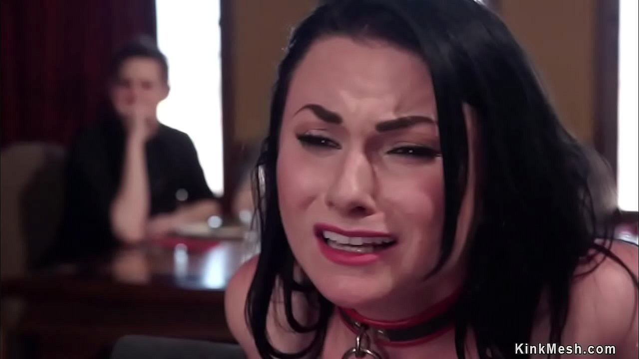 Head slave Veruca James guides slave trainee Sabrina Banks in the group bdsm party and learns her how to share and fuck big dick balls deep