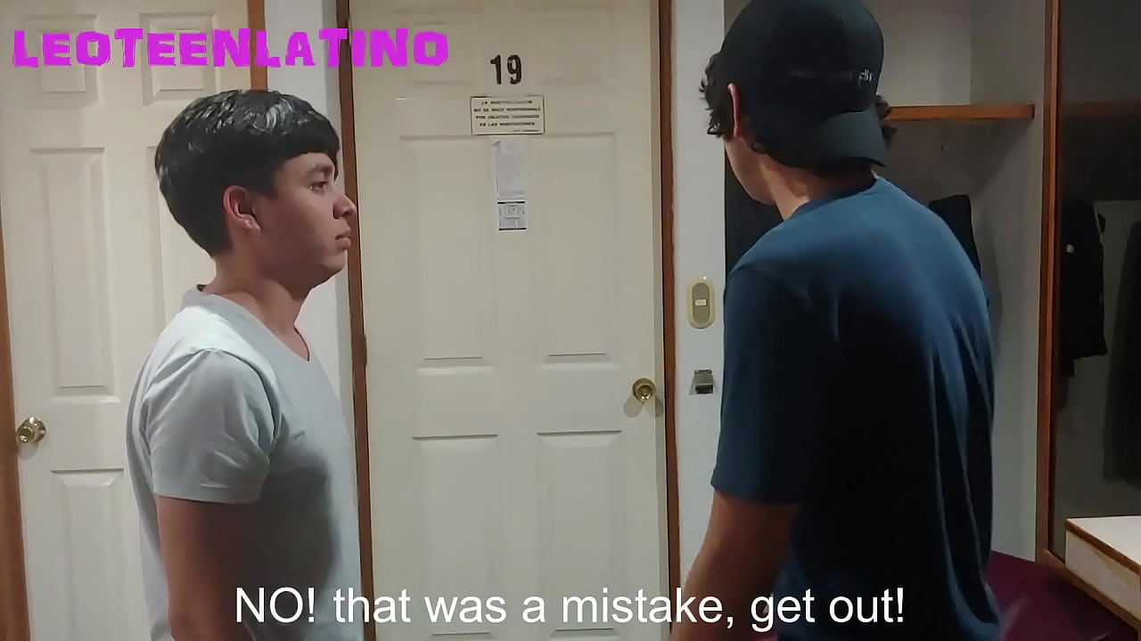 Latino twink boyfriend must betray his lover with a random man (7)