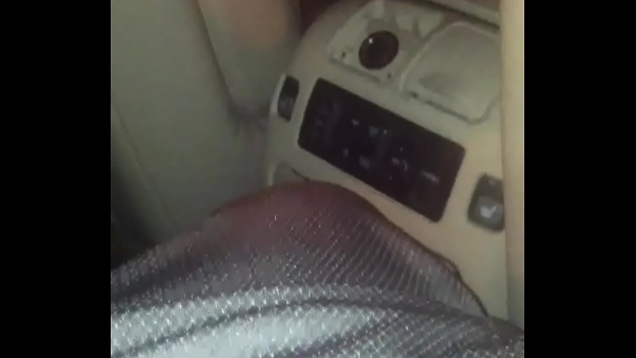 Jacking off in car