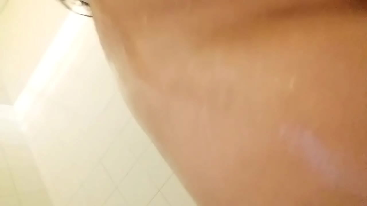 Wife shower time wet