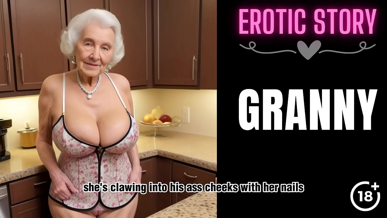 Watching Kitchensex between Stepdaddy and Step Grandmom