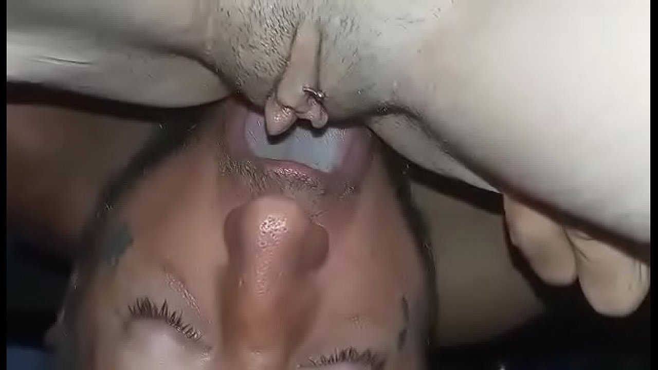 Inserting push pop on her ass then eating her booty