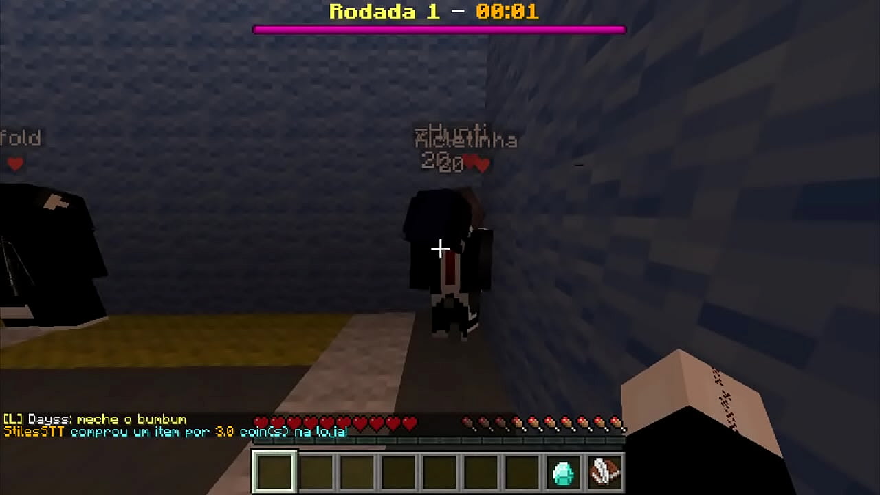 UM SEXO GOSTOSO NO MINECRAFT  Hunti e xicleta