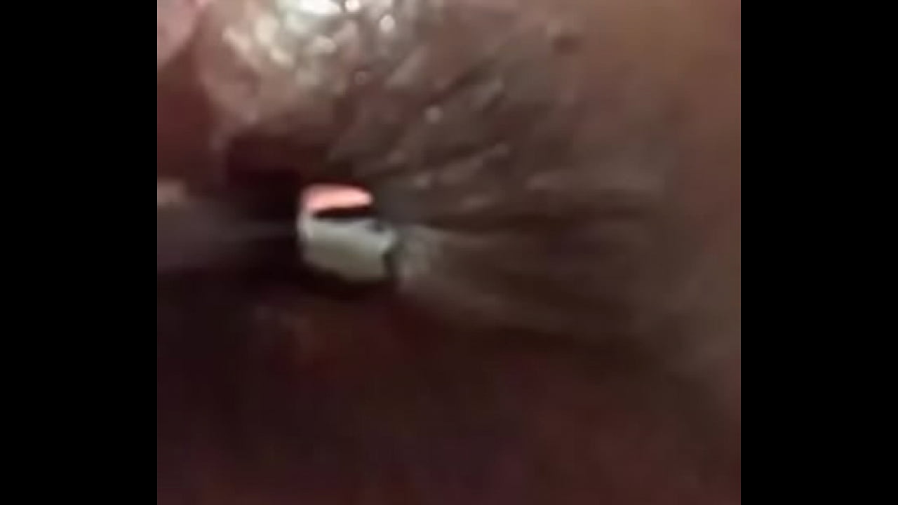 Gf playing with her ass - butt plug