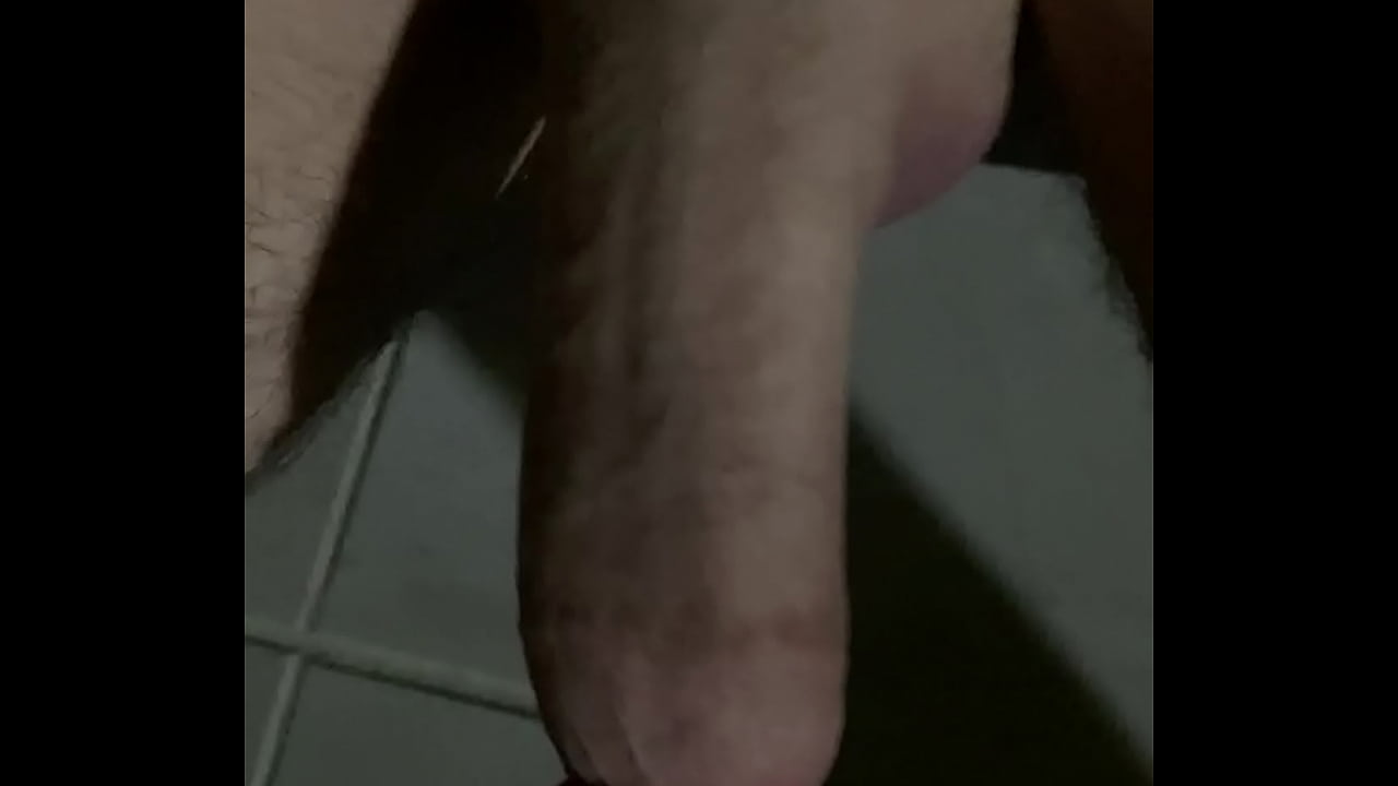 Clean shaved huge white cock