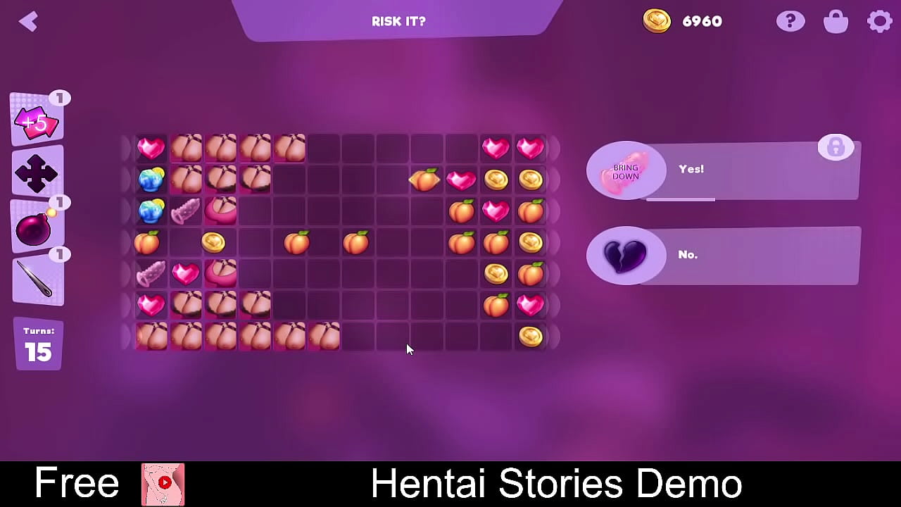 Hentai Stories (Free Steam Demo Game) match-3, Visual Novel