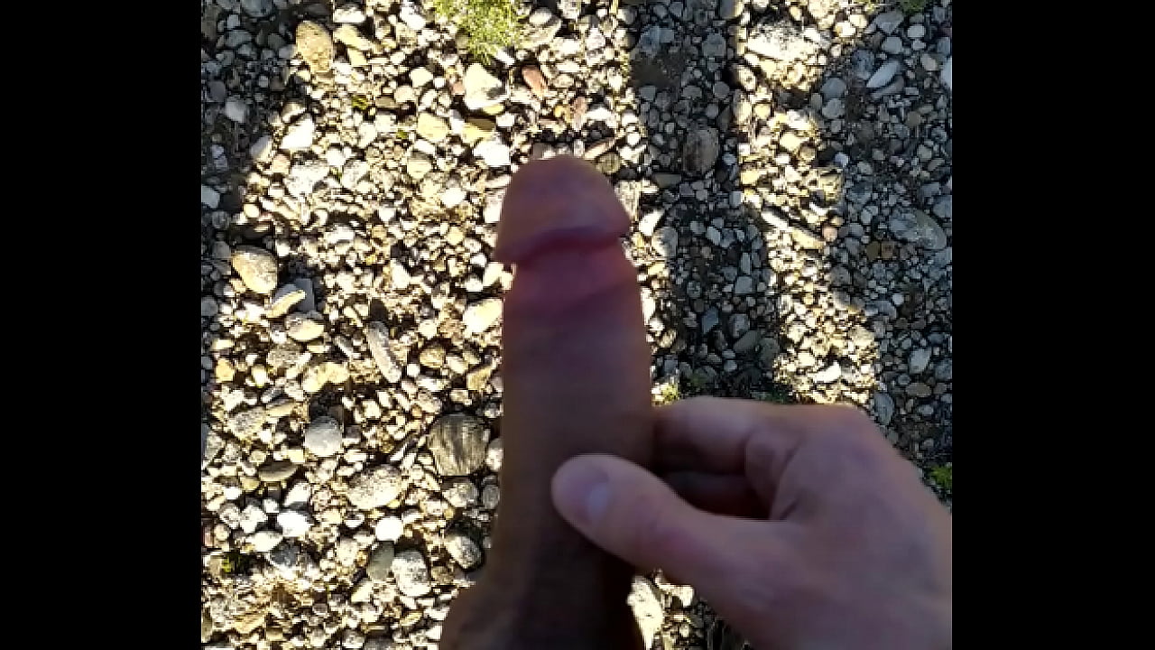 Outdoor handjob