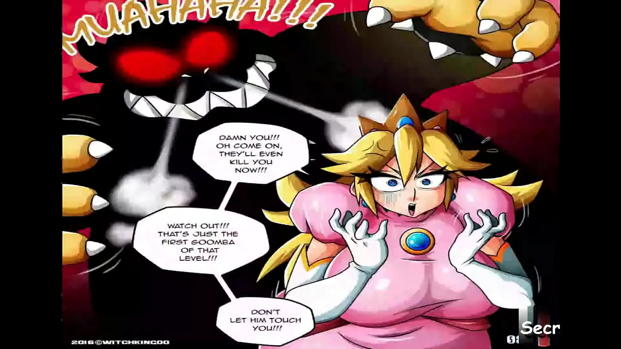 Super Mario Princess Peach Pt. 1 - Bowser Fills Princess Peach's Throat and asshole with Cum as she is Trapped in the Castle - Sex Slave