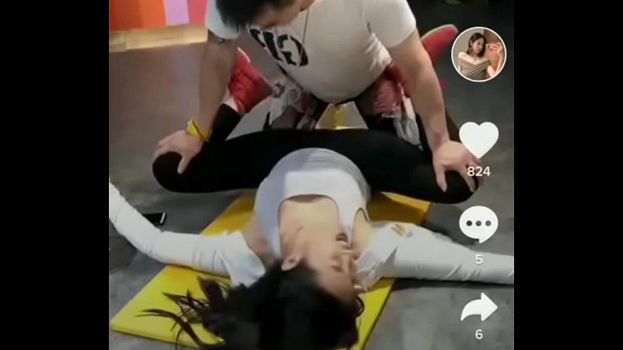 Yoga tongue asian