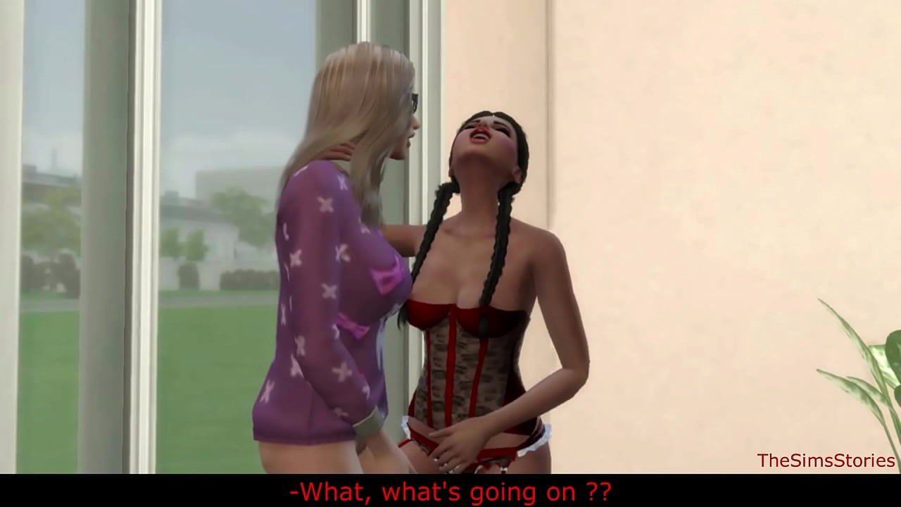 Lesbian prostitute fuck a lesbian virgin, real voice, sims