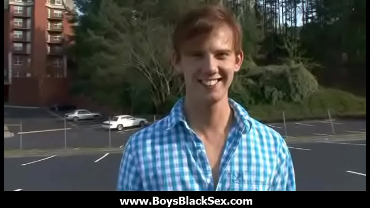 Black sexy gay boys bang white studs 15