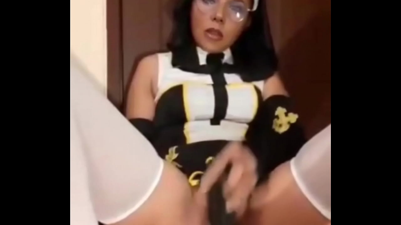 Sexy sister cummin on a dildo