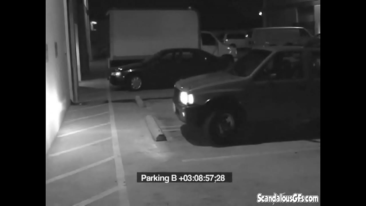 Couple has sex in a public parking lot