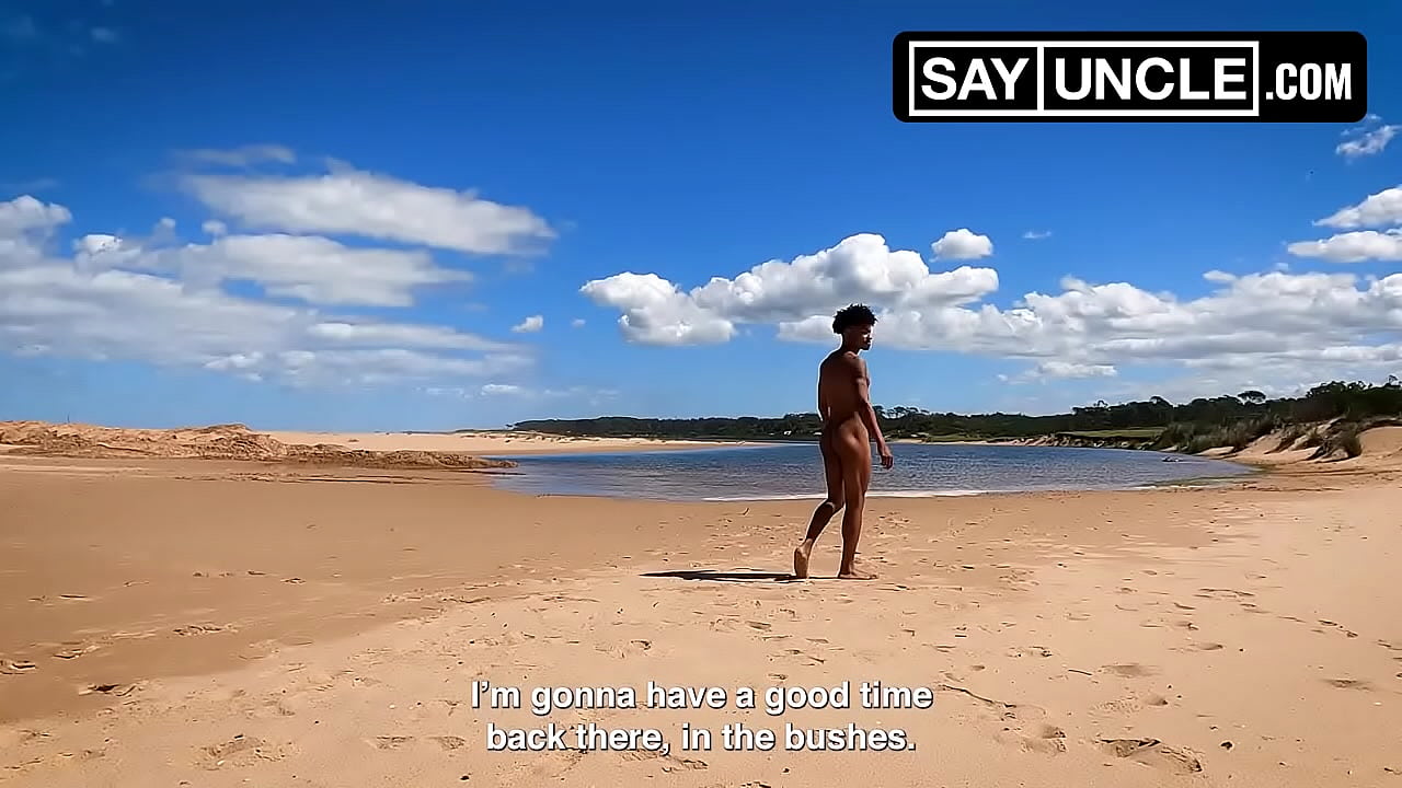 After Fucking His Gay Friend, Straight Dude Plows a Black Stud at the Beach