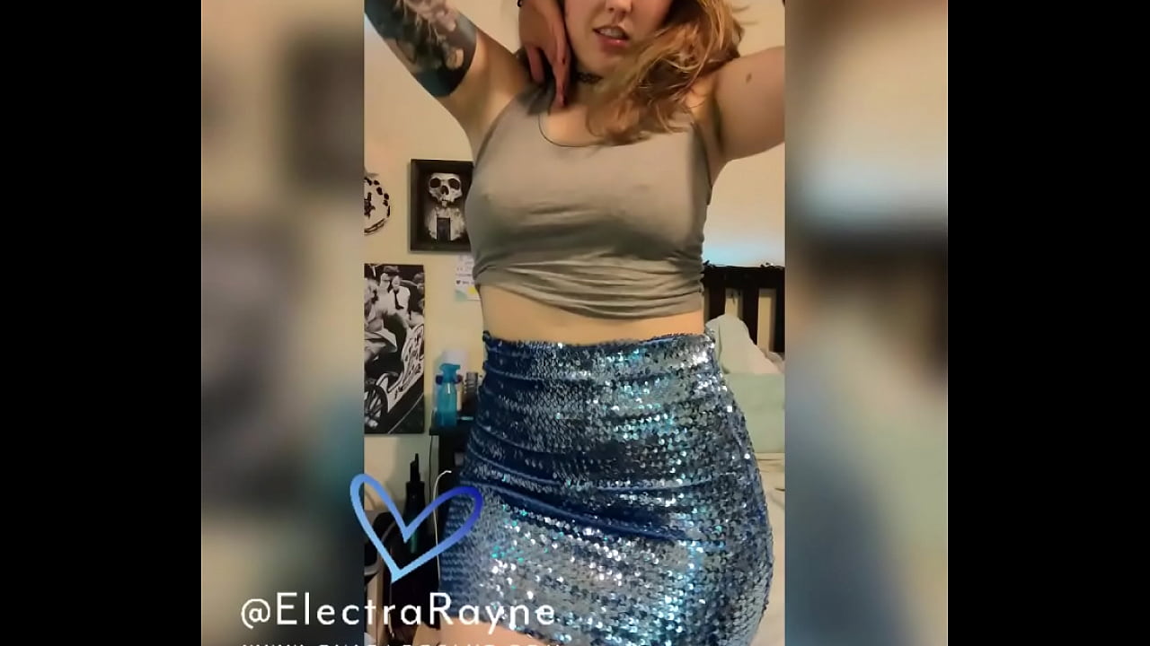 Twerking and cumming - Teaser striptease masturbation with Electra Rayne