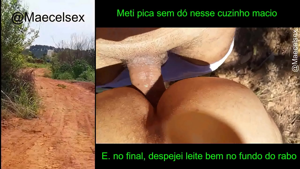 Socando rola sem dó no rabo do puto passivão