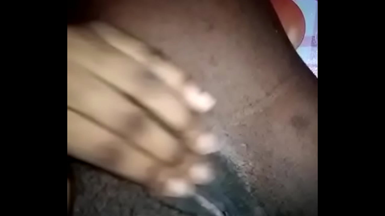 Black girl fresh pussy fingering and sucking