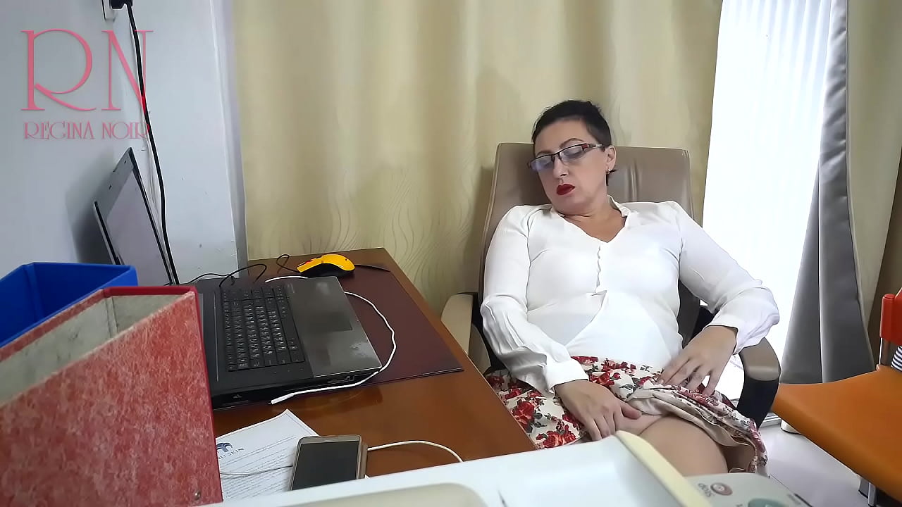 SEXRETARY, Regina Noir, secretary woman, secretary lady, secretary slut, secretary, security camera,  lingerie, stockings, nylon, panties,  dildo, office, milf, teen, pussy, cunt, cock, dick, fuck, suck, blowjob, hidden camera, spy camera