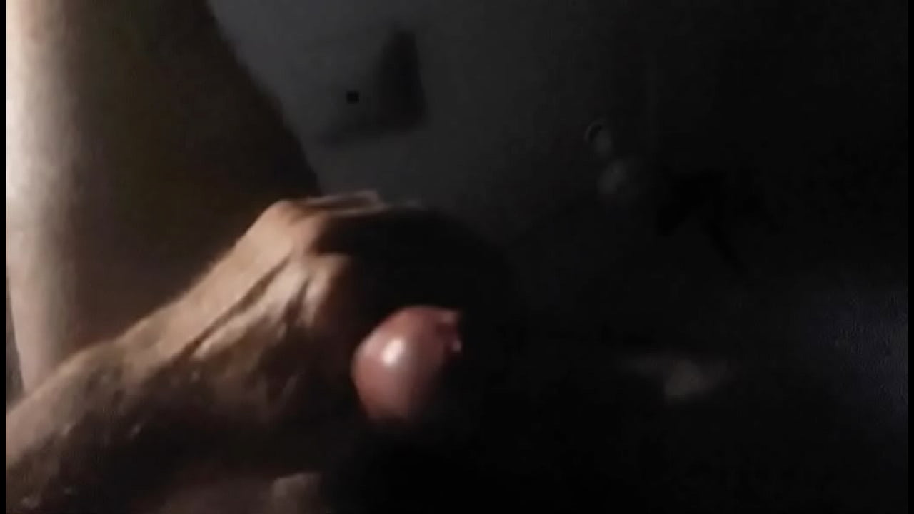 Blasting cum in own mouth