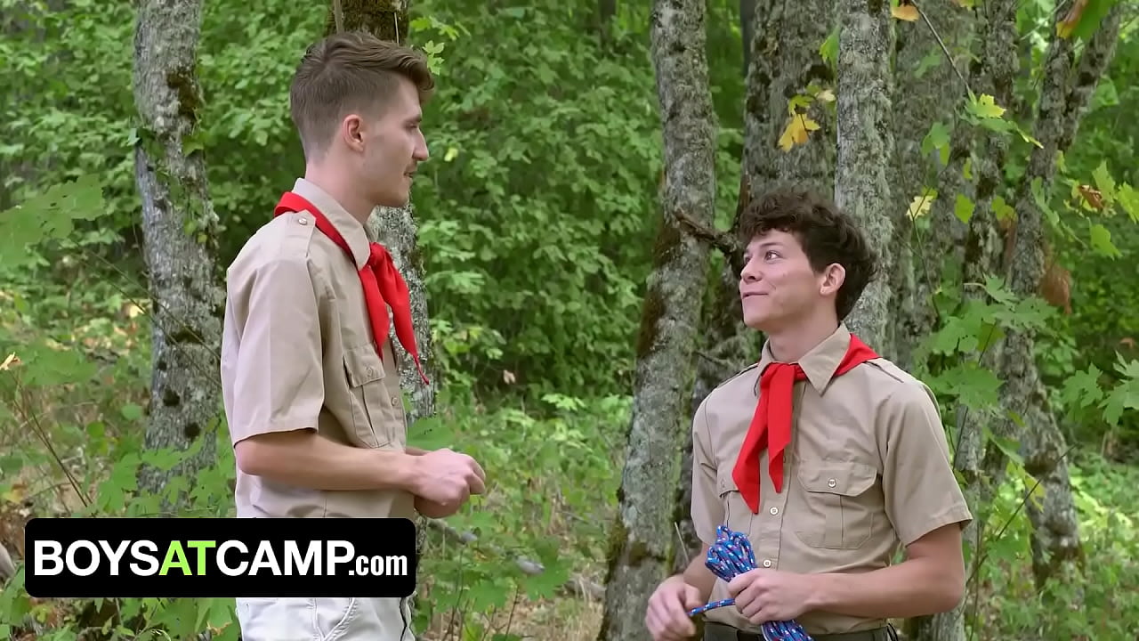 Boys At Camp - Horny Camp Leaders Tricked And Fucked Jack Bailey and Grey Gold In Wild Gay Foursome