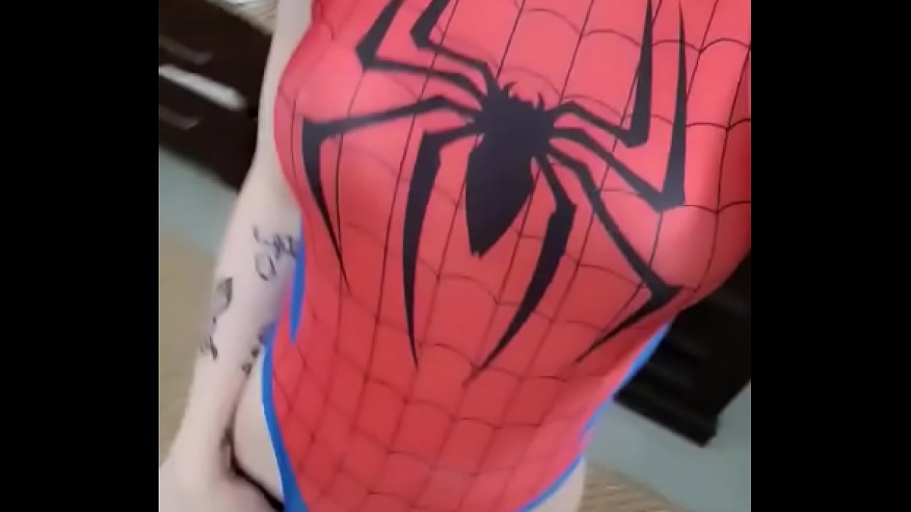 Late night spider girl tease