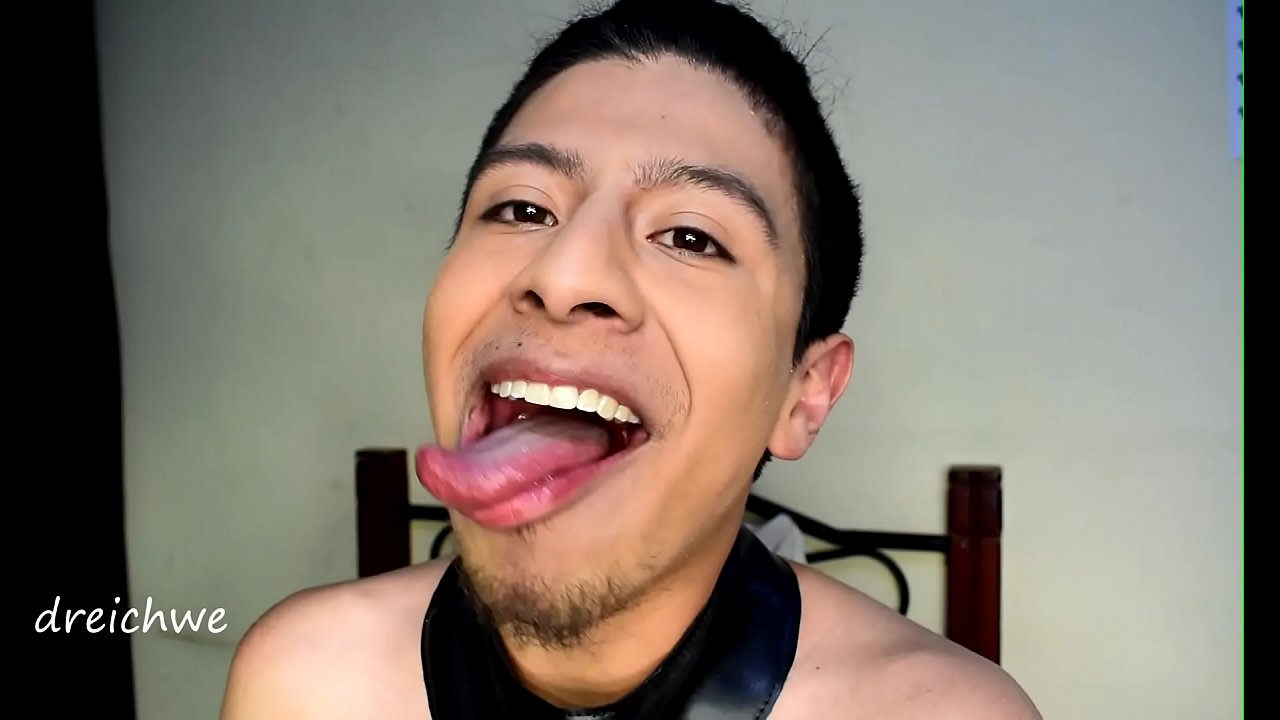 Long and big tongue