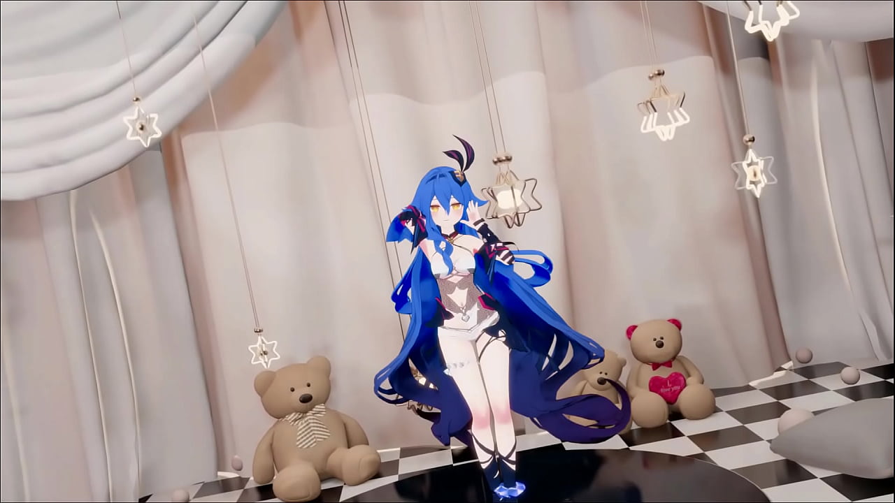 Honkai Impact 3rd Sirin Hentai Undress Dance Queencard Song MMD 3D Blue Hair