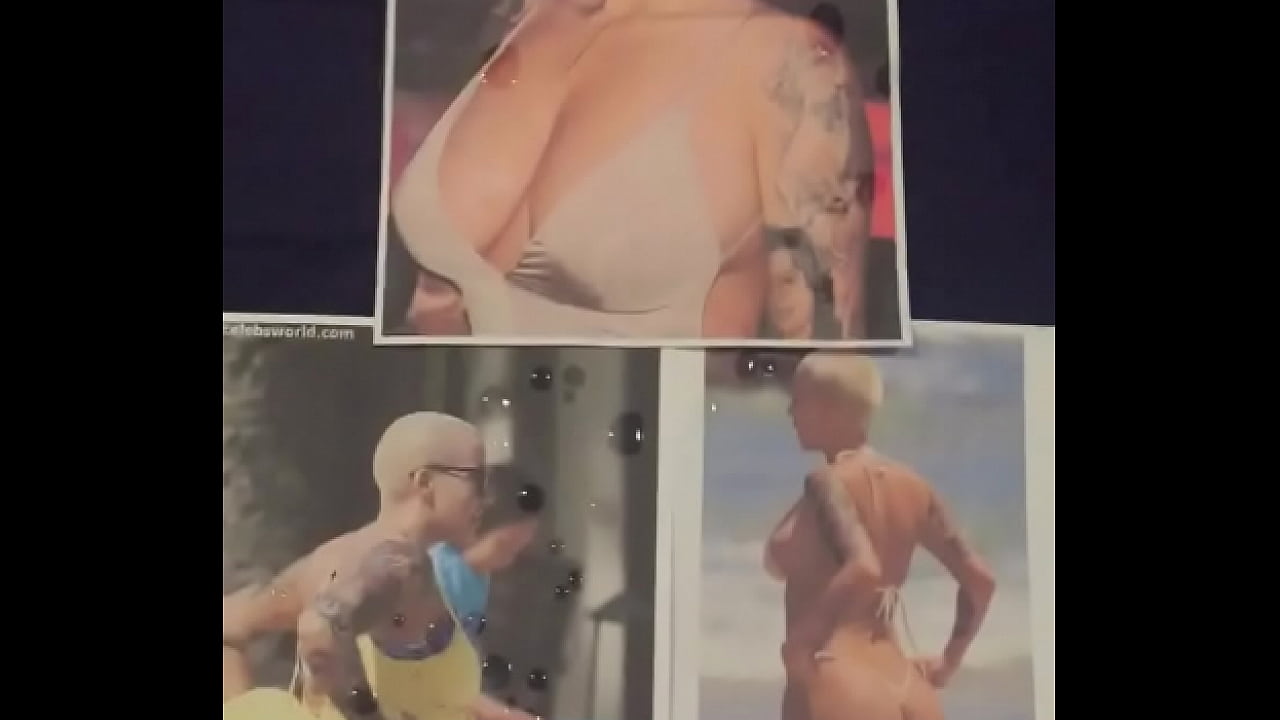 Amber Rose Cum Tribute 1