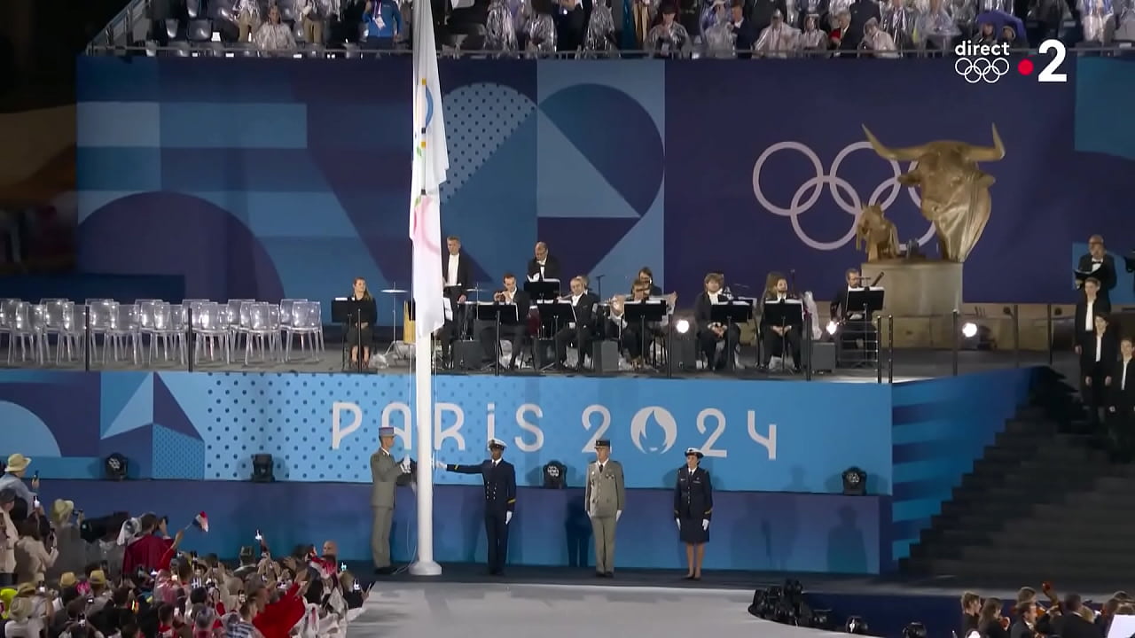 Did you notice the Olympic flag is hoisted bottom up in Paris 2024