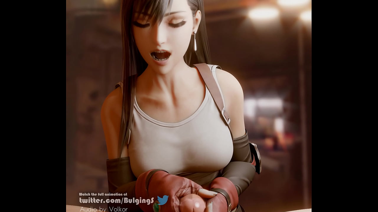 Final Fantasy Hentai - Tifa handjob