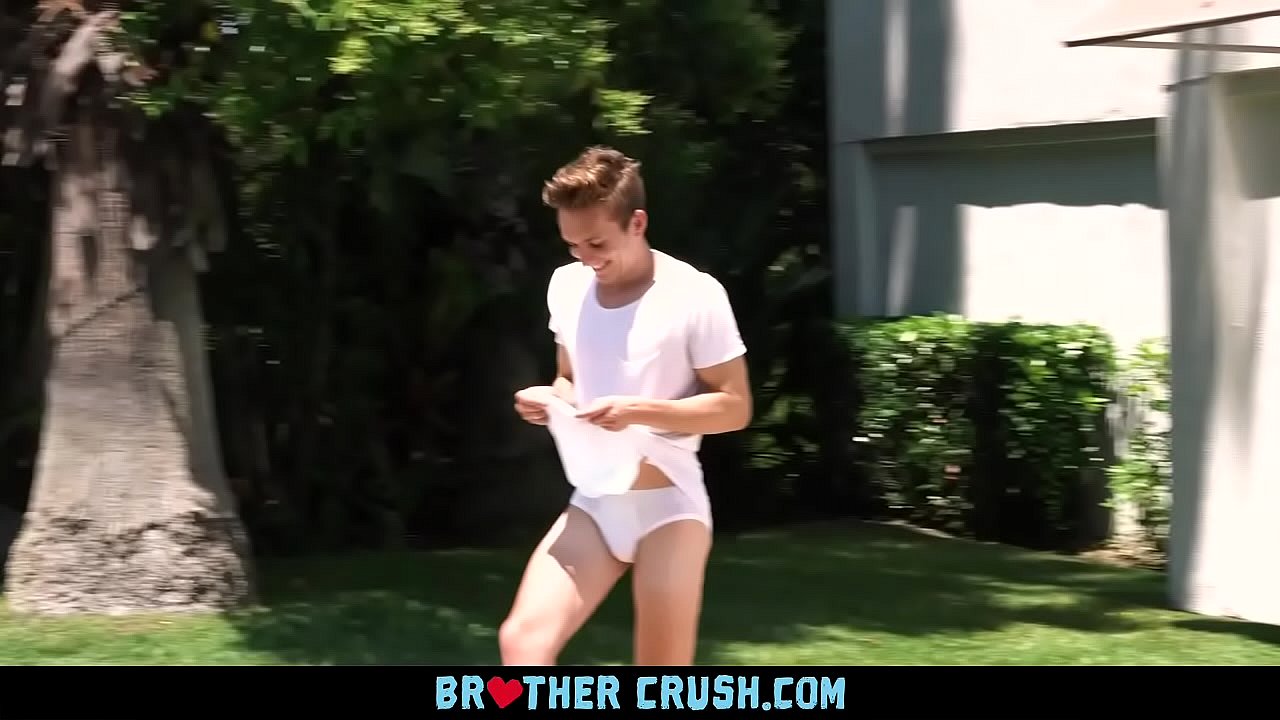 Cute Boy Gets Fucked By His Older Stepbrother After A Water Balloon Fight