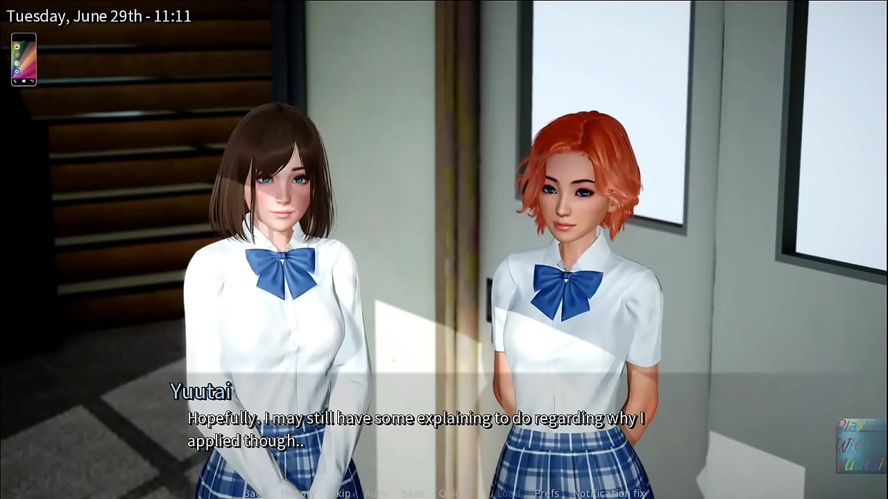 Dating college girls and re-educating them. A visual novel