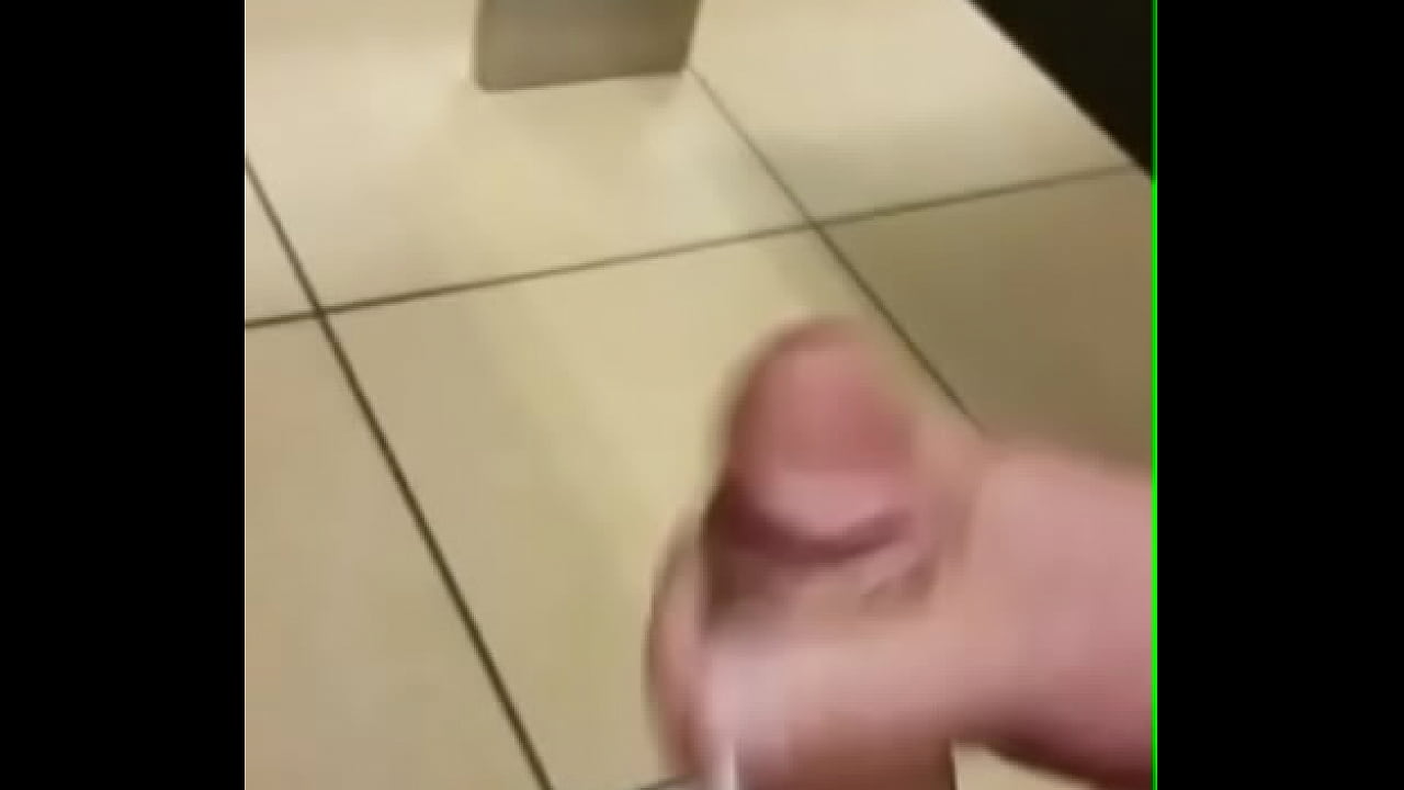 Cumming in the mensroom