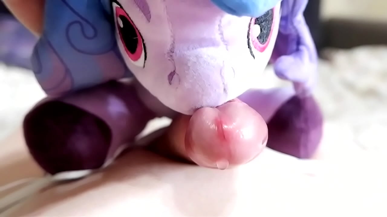 masturbation with plush toy from my little pony