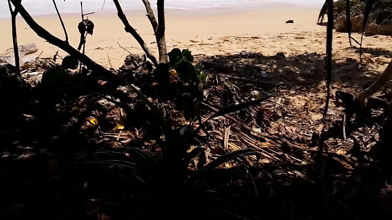 CUM on Face n after Sex PEE on Oceanic Beach