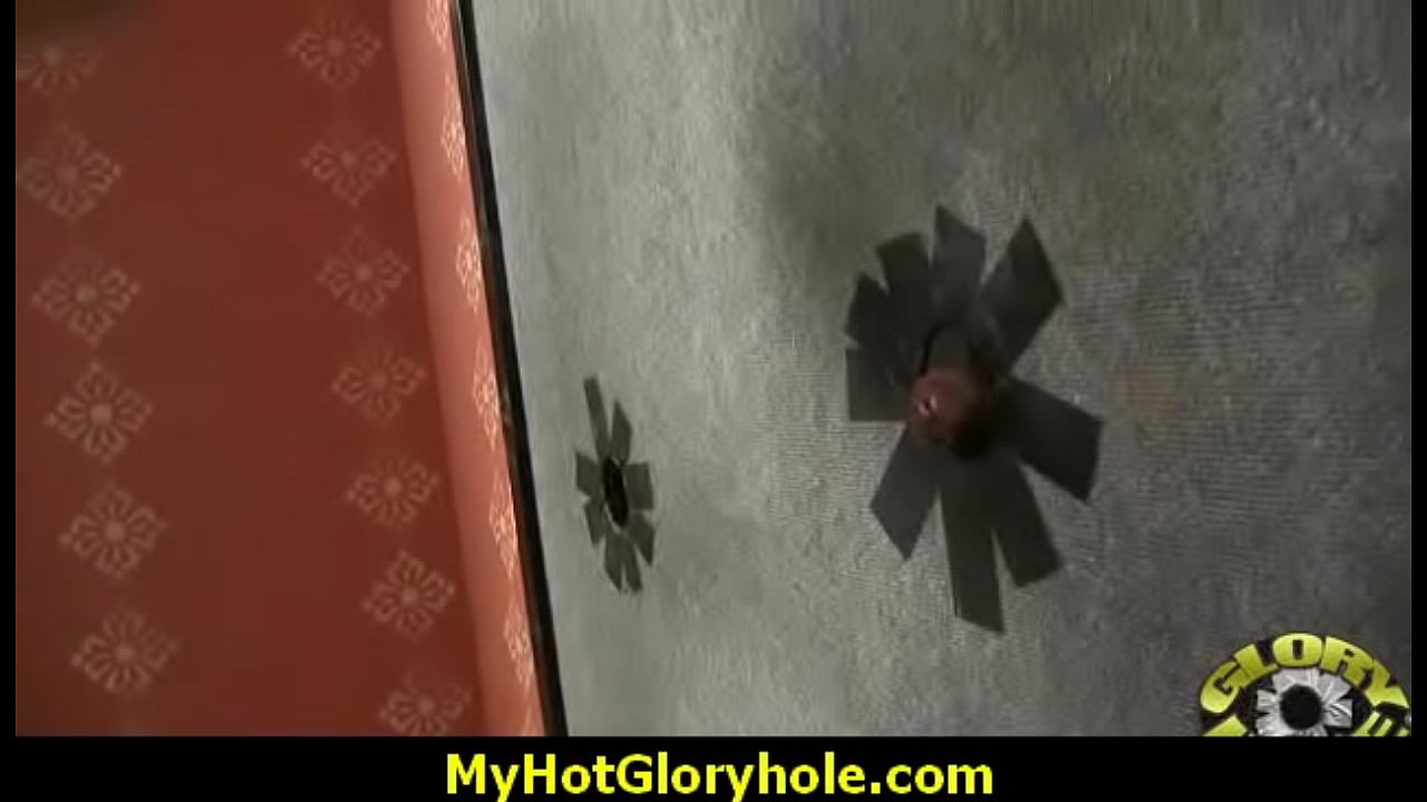 Horny Lady Enjoys Gloryhole Cocksucking Interracial 14