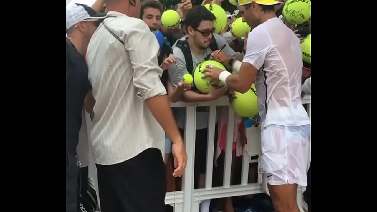 Rafael Nadal Wet and Almost Naked