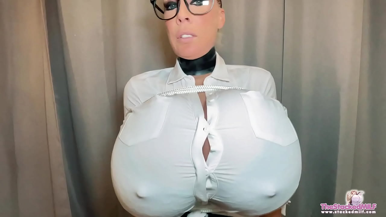 Tied up with ropes and I need to take breast expansion to make my tits bigger! My shirt explode