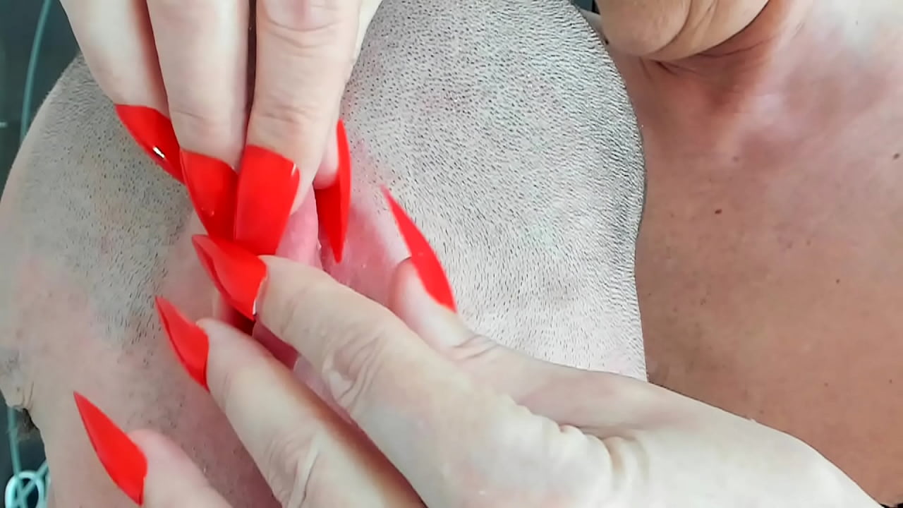 Asmr stepmom milf long nails massage fetish