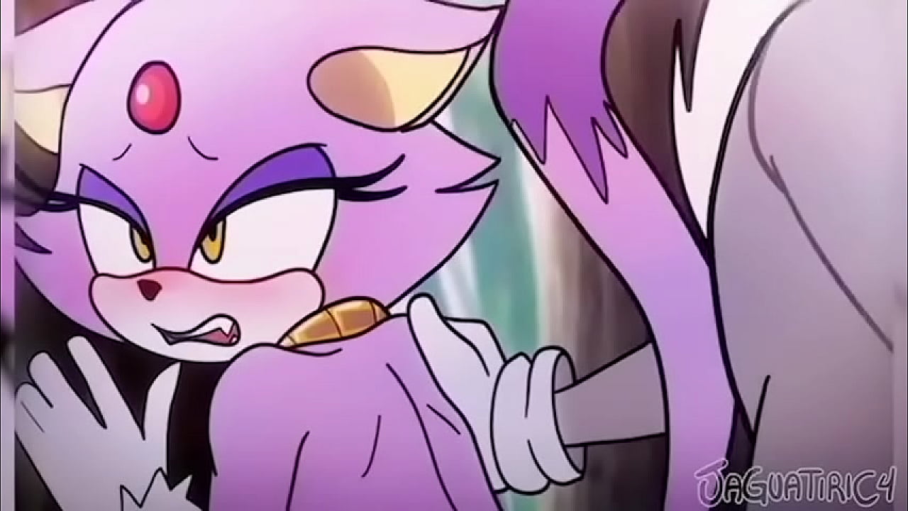 Sonic Blaze the Cat being fucked wet