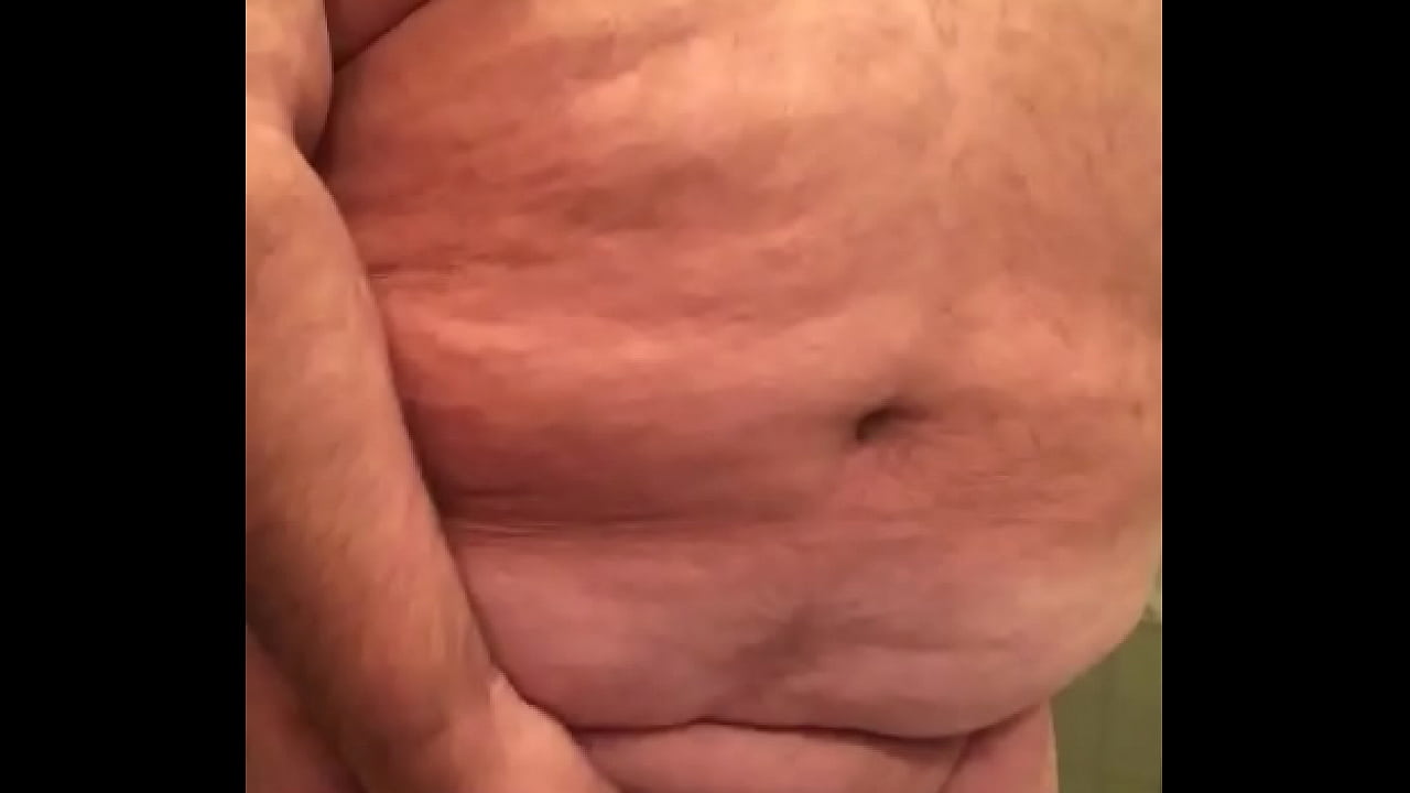 Shaking fat tits, big belly, huge FUPA and tiny penis