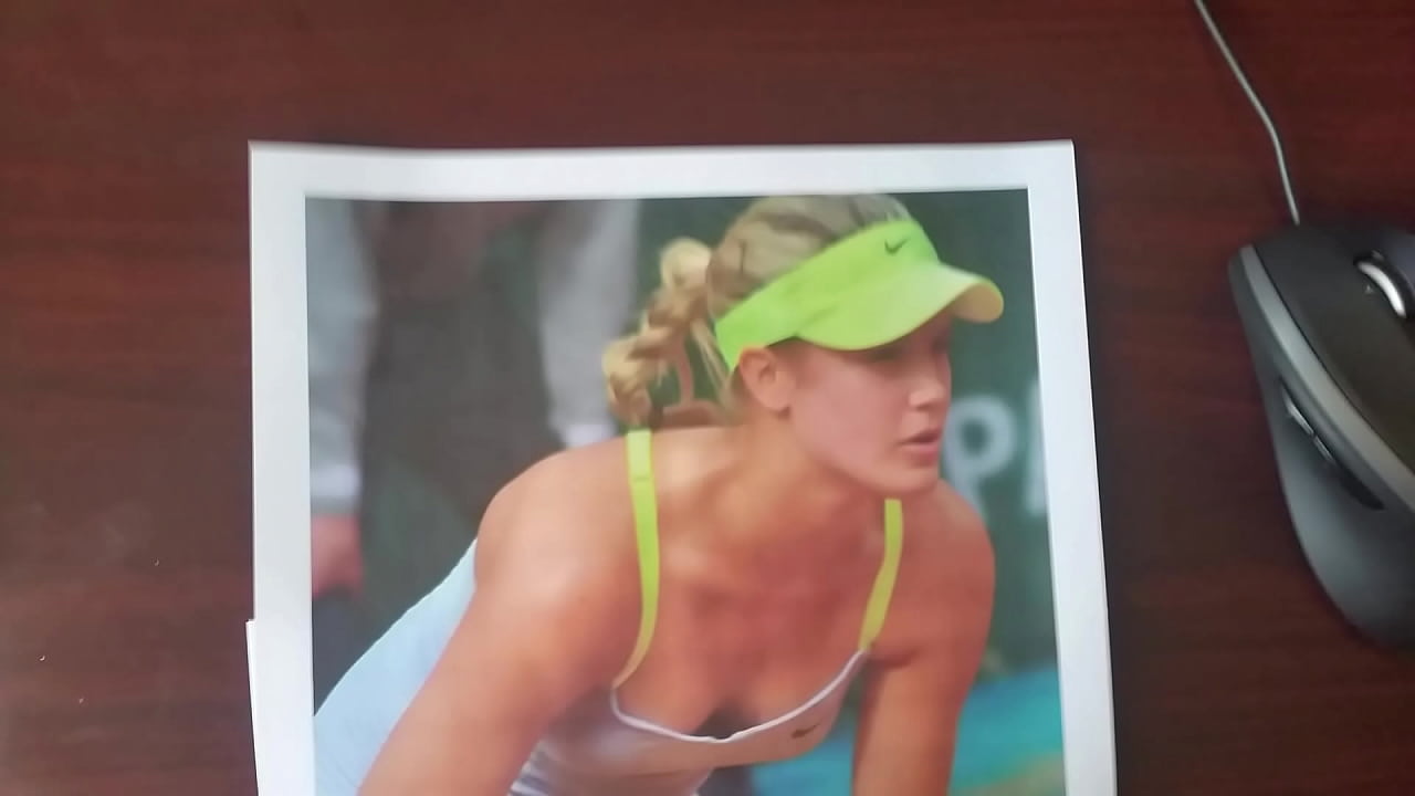 Eugenie Bouchard Cum Tribute #2