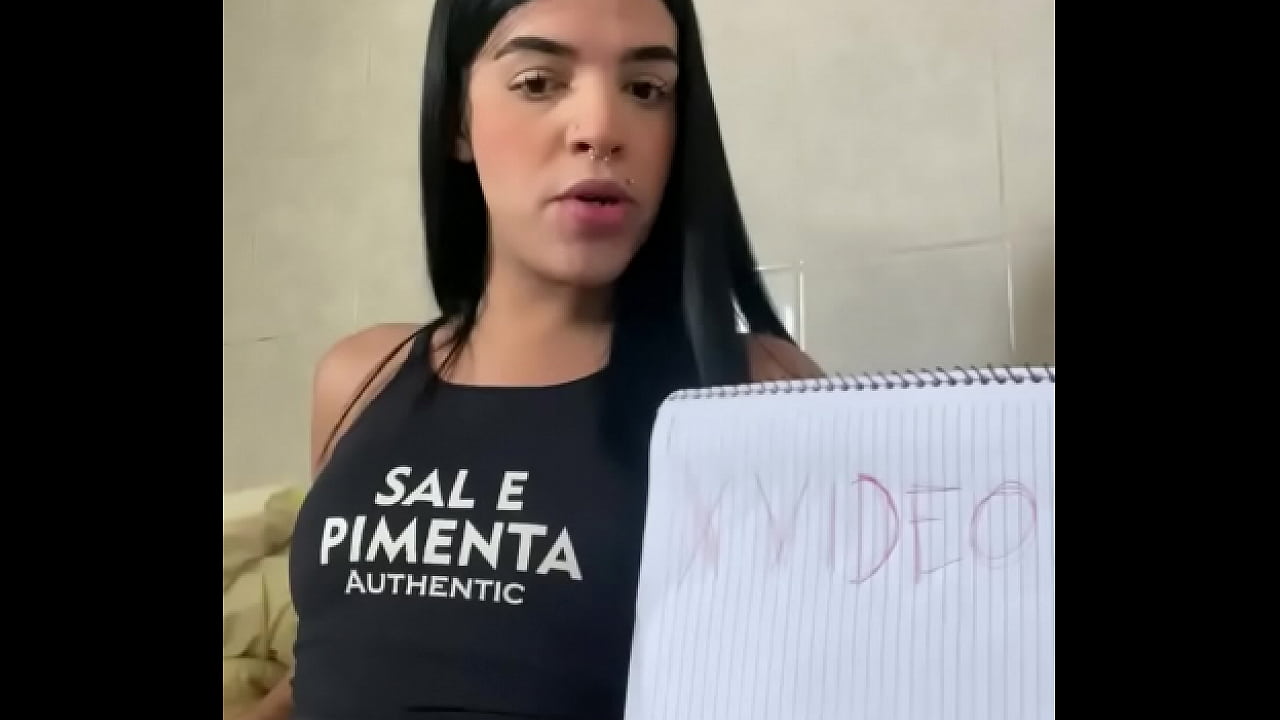 Vídeo de verificação Zannotti Trans novinha