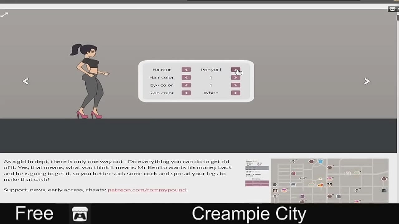 Creampie City (free game itchio ) Role Playing