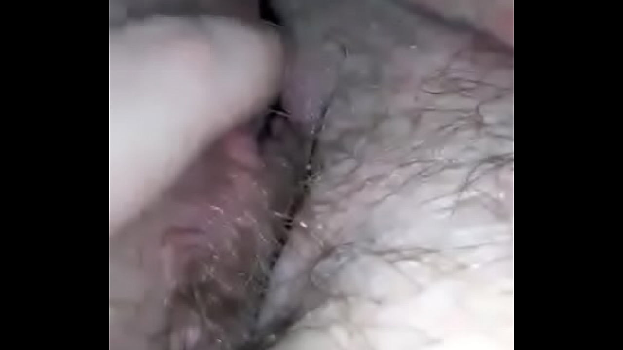 White hairy wet pussy
