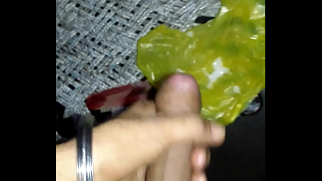 cumshot on polythene