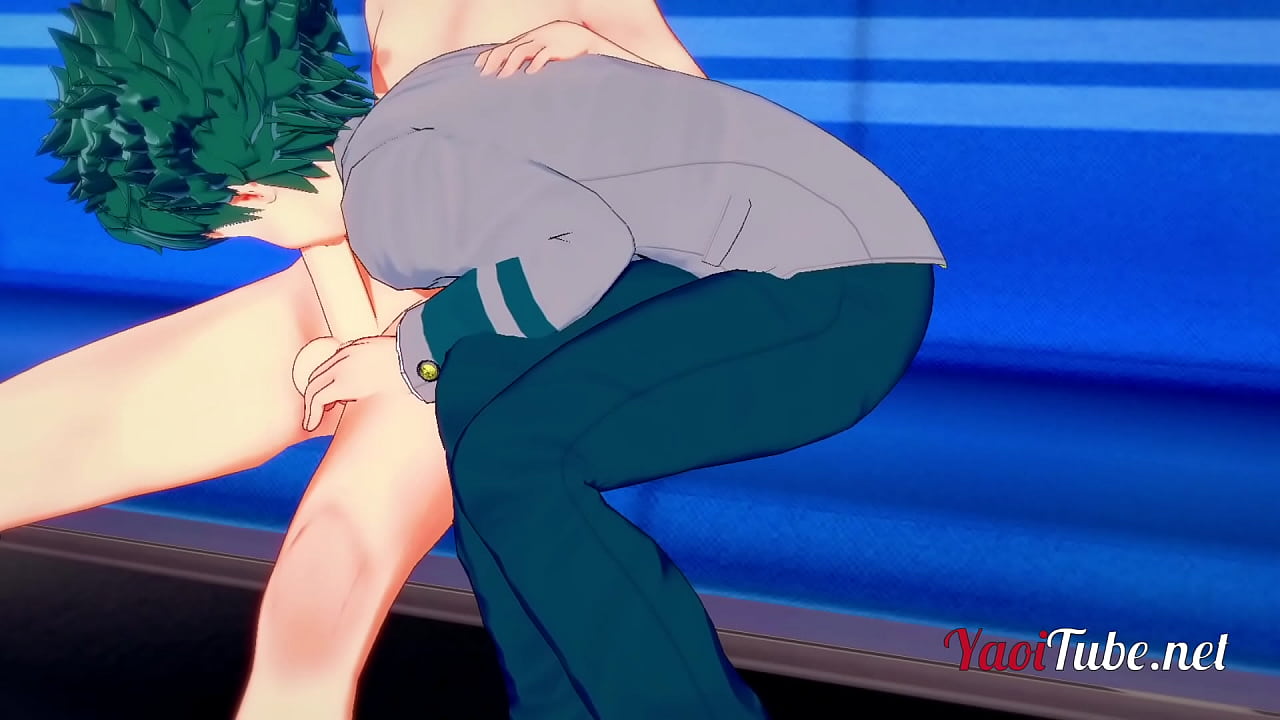 Boku no Hero Academia Yaoi - Deku & Sex in a Train 1/2