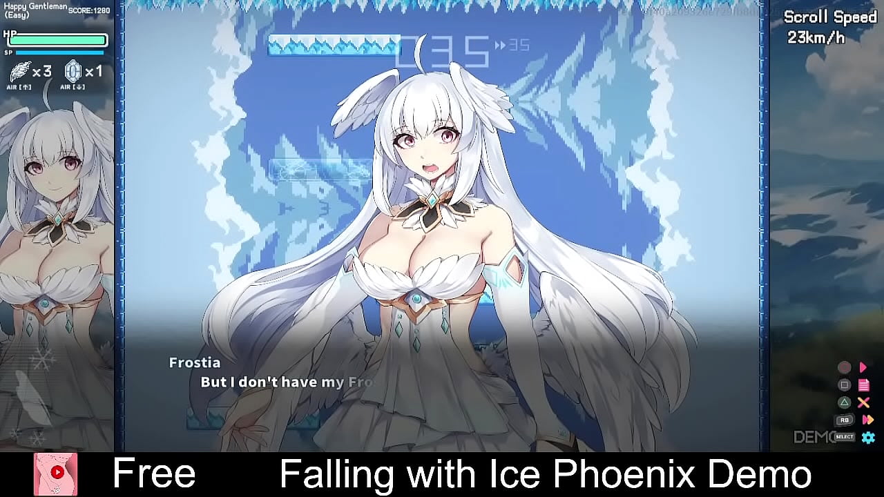 Falling with Ice Phoenix (Free Steam Demo Game) Sexual Content, Casual, Nudity, Beat'em up