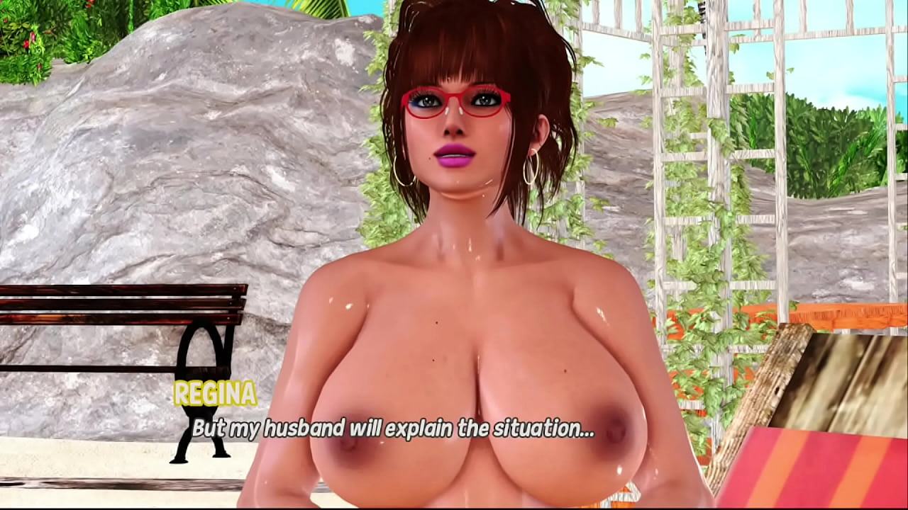 Max's Life Cap 29 - follando a una MILF en la playa frente a su esposo