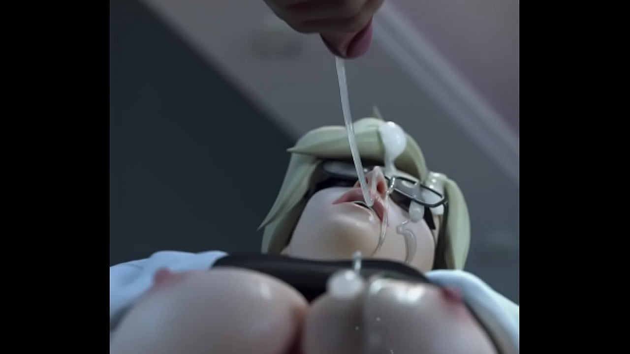 Mercy getting blasted with cum